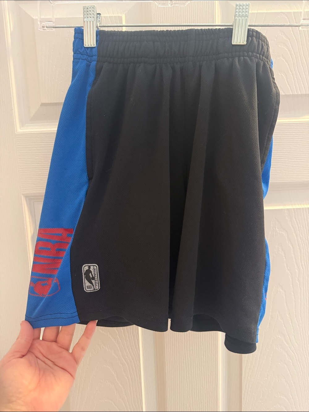 NBA boys shorts size large